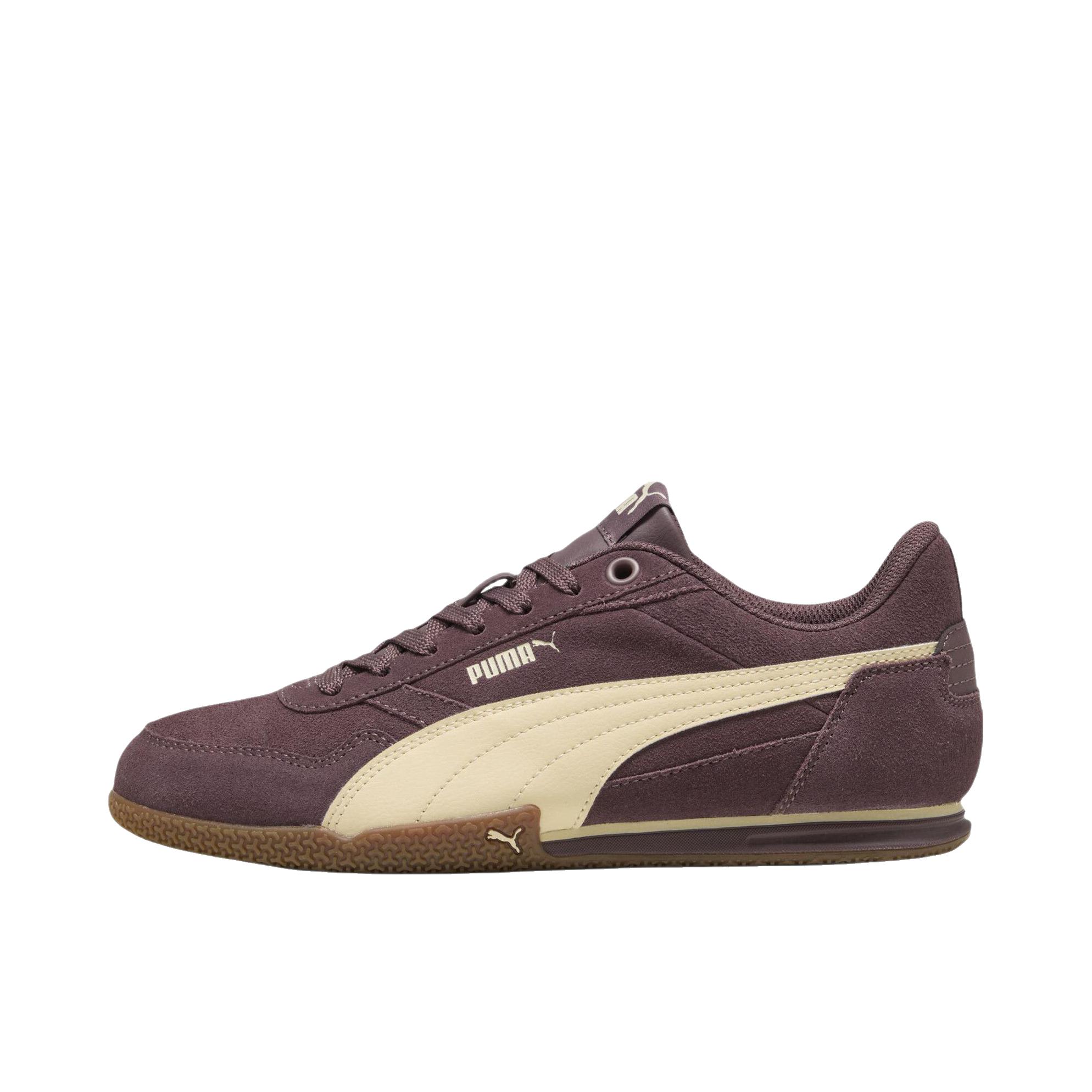 推荐商品：Puma/彪马 Bella Donna Nylon 运动休闲鞋 百搭防滑耐磨低帮薄底贴合 浓可可色/落日黄