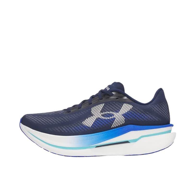 推荐商品：Under Armour/安德玛 VELOCITI PRO 2 跑鞋 圆头厚底系带 学院蓝