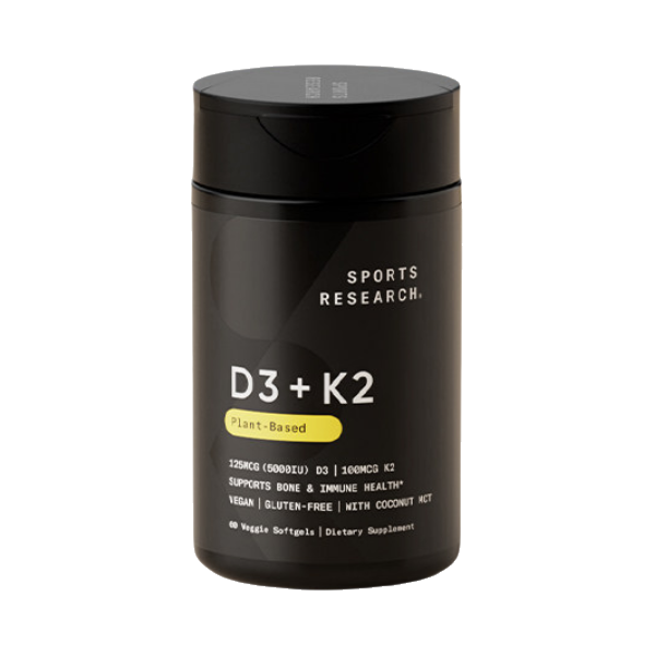 推荐商品：Sports Research 维生素D3K2 瓶装