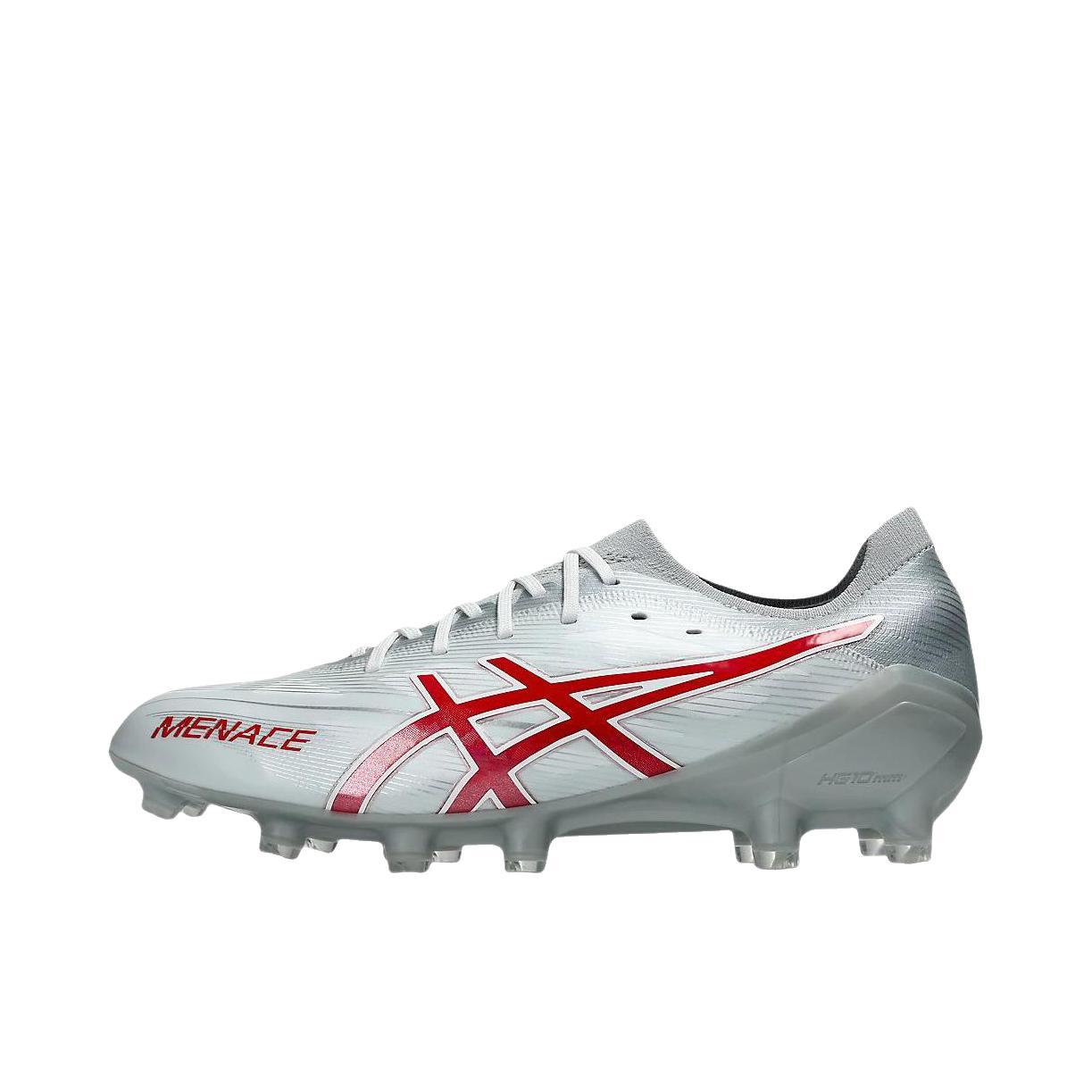 推荐商品：Asics/亚瑟士 MENACE 5 足球鞋 支撑轻便舒适百搭 白色/速度红