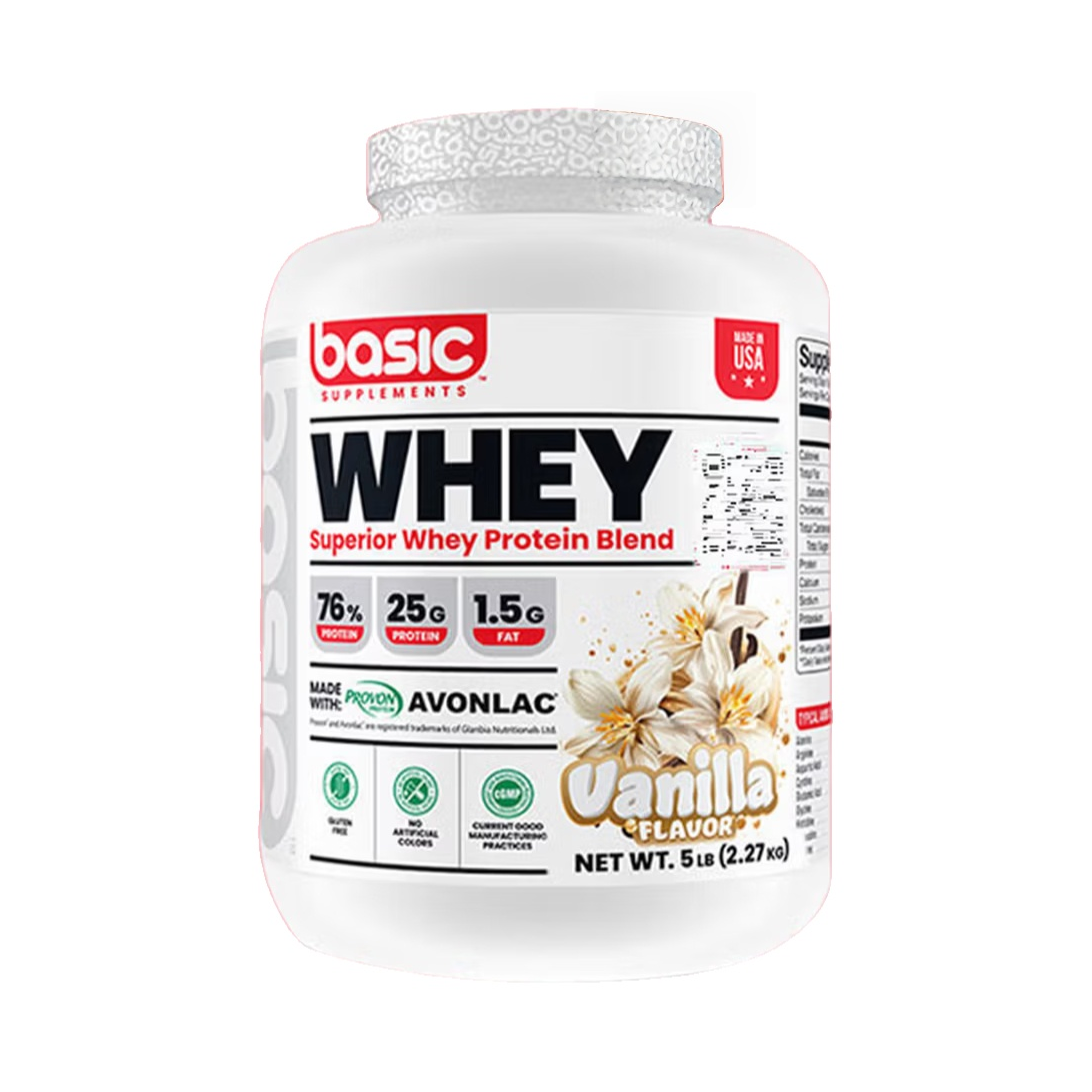 推荐商品：Basic Supplements/贝健喜 乳清蛋白粉 罐装
