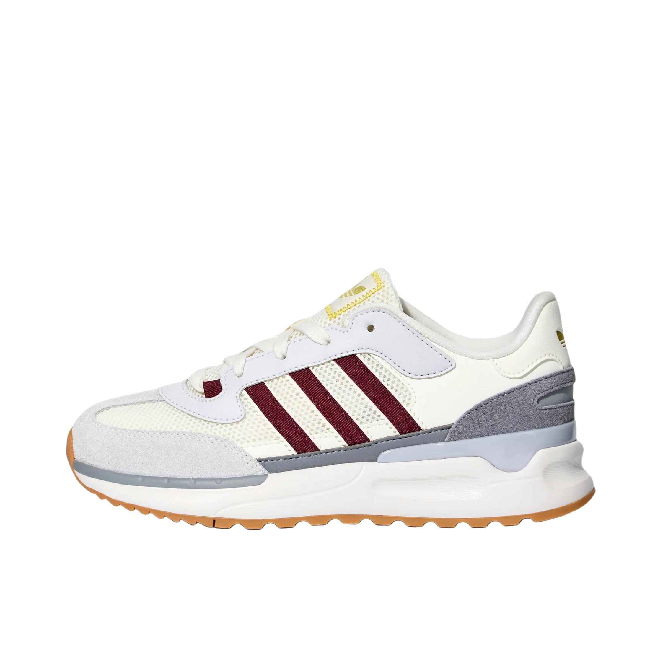 推荐商品：adidas Originals RETROPY REWIND 运动休闲鞋 复古低帮 大童/汉玉白/红色/符点灰