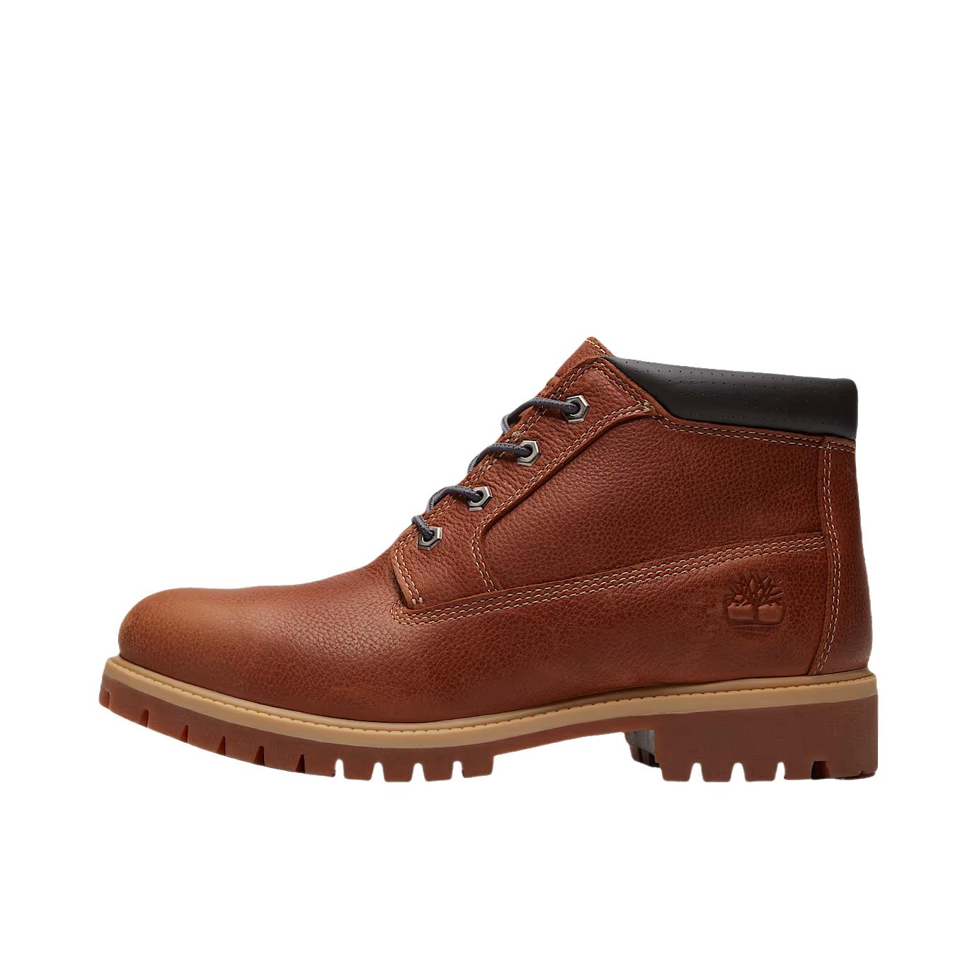 推荐商品：Timberland/添柏岚 Kenniston Nellie 户外防水 厚底增高 休闲 耐磨 短筒 马丁靴 全粒面/锈红色/深灰色