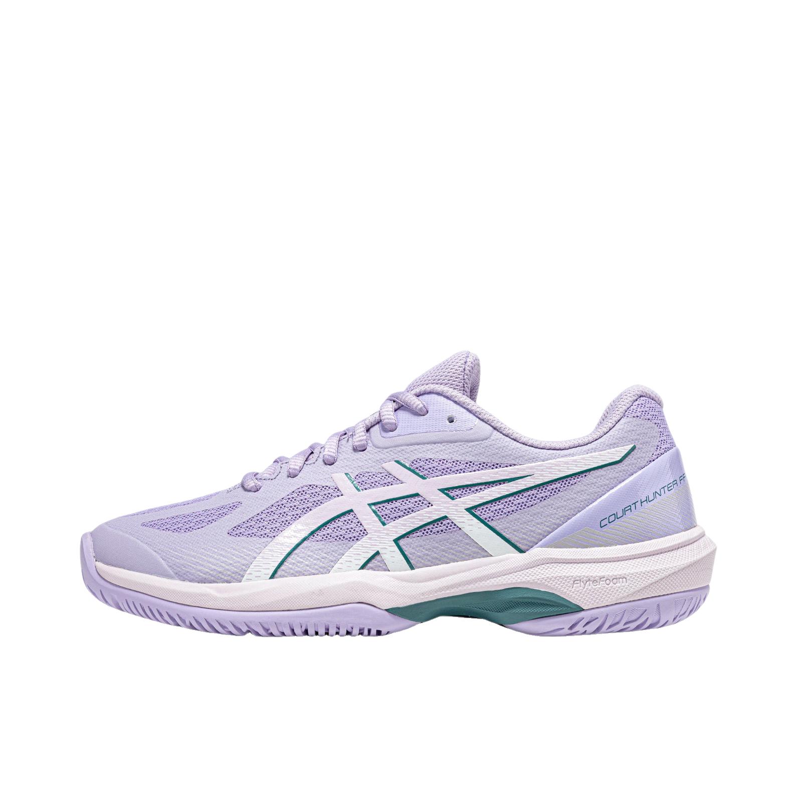 推荐商品：Asics/亚瑟士 COURT HUNTER FF 羽毛球鞋 速度型稳定透气 网布 紫色