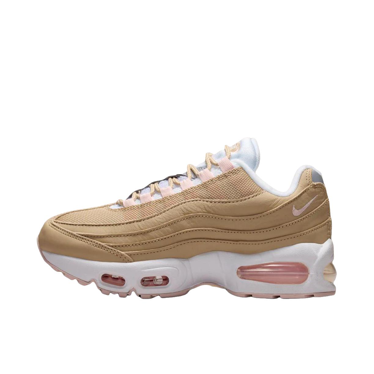 推荐商品：Nike Air Max 95 跑鞋 潮流时尚复古百搭防滑耐磨舒适透气防水气垫织物支撑低帮缓震贴合耐用圆头 KITH联名/亚麻棕