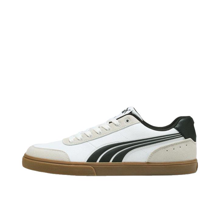 推荐商品：Puma/彪马 court ever cv 板鞋 柔软圆头平跟 白色/黑色
