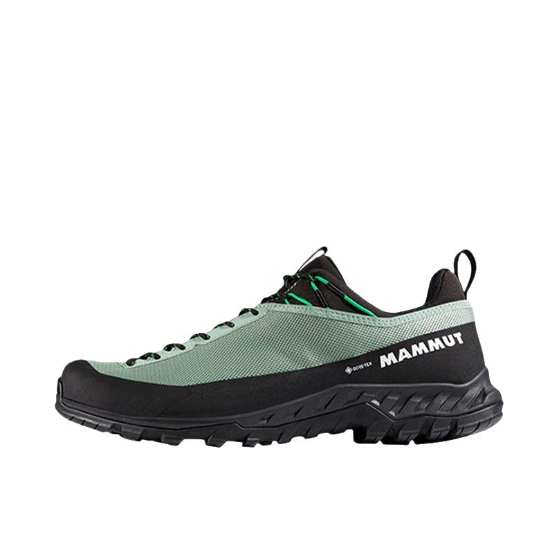 推荐商品：MAMMUT/猛犸象 Alnasca IV GTX 登山鞋 户外鞋 舒适攀岩耐磨 浅绿色