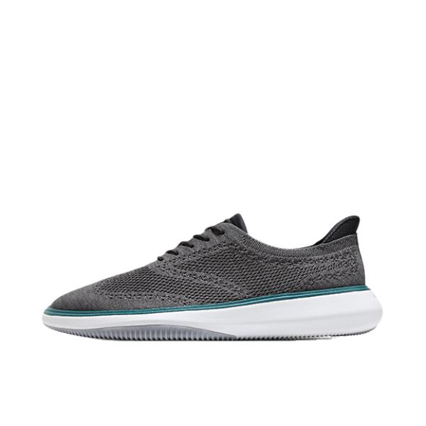 推荐商品：Cole haan 运动休闲鞋 透气针织圆头 C44837 深灰色