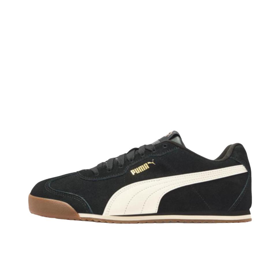 推荐商品：Puma/彪马 Turino 2 减震 防滑 低帮 系带 跑鞋 黑色/雪白色/金色