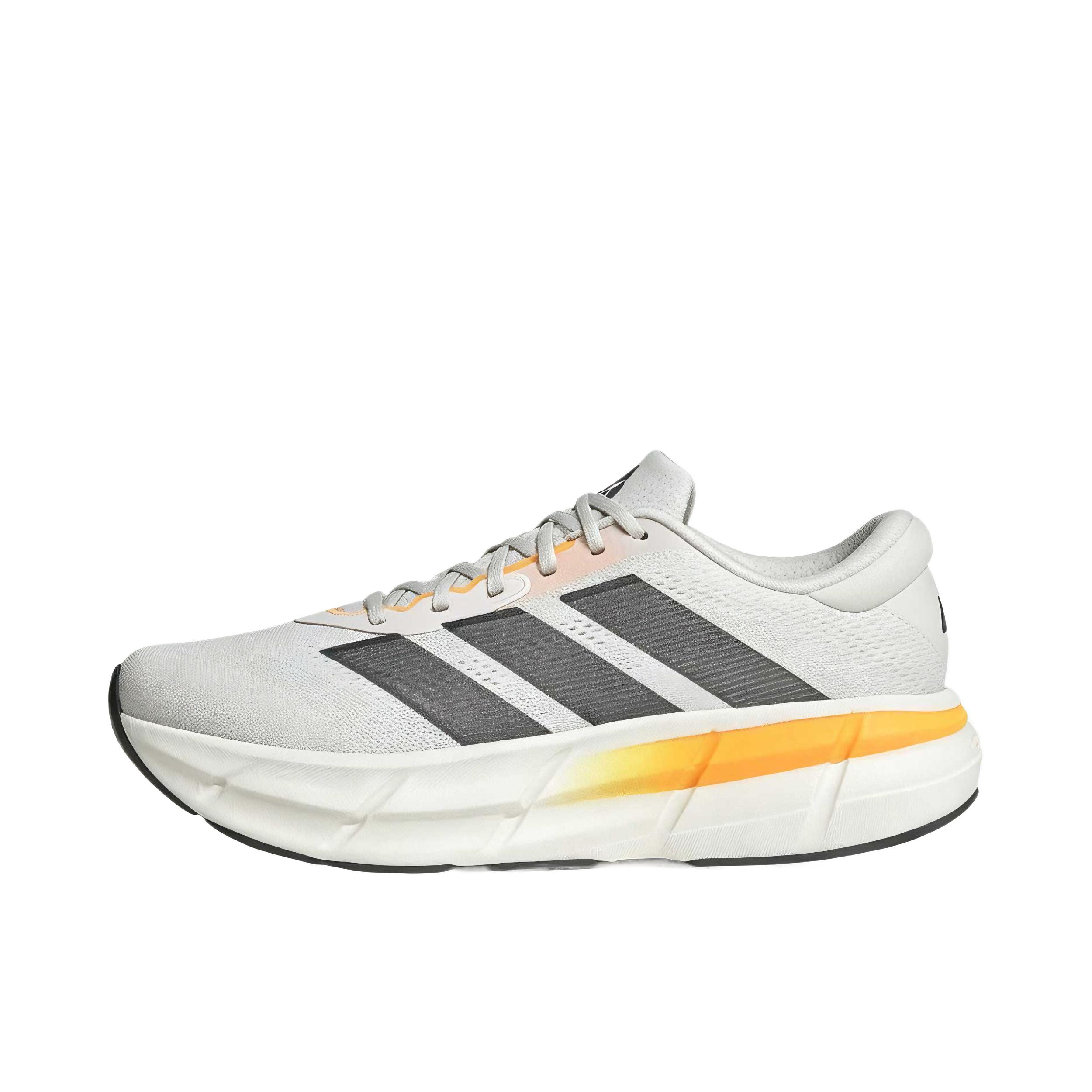 推荐商品：adidas Questar 4 跑鞋 透气防滑日常 低帮/云白色/铁灰色/亮橘色