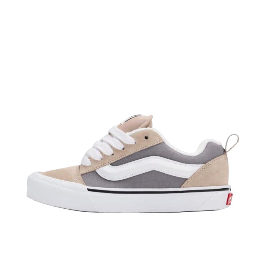 推荐商品：Vans/范斯 Knu-Skool 板鞋 面包鞋 滑板鞋 复古美式时尚防水支撑贴合圆头 低帮/大童/灰色/棕色