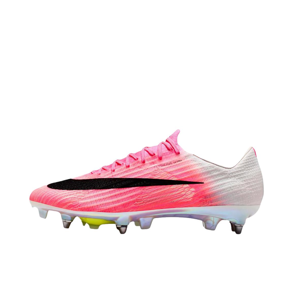 推荐商品：Nike Mercurial Superfly 11 Elite SG-Pro 足球鞋 钢钉软地运动回弹 粉色