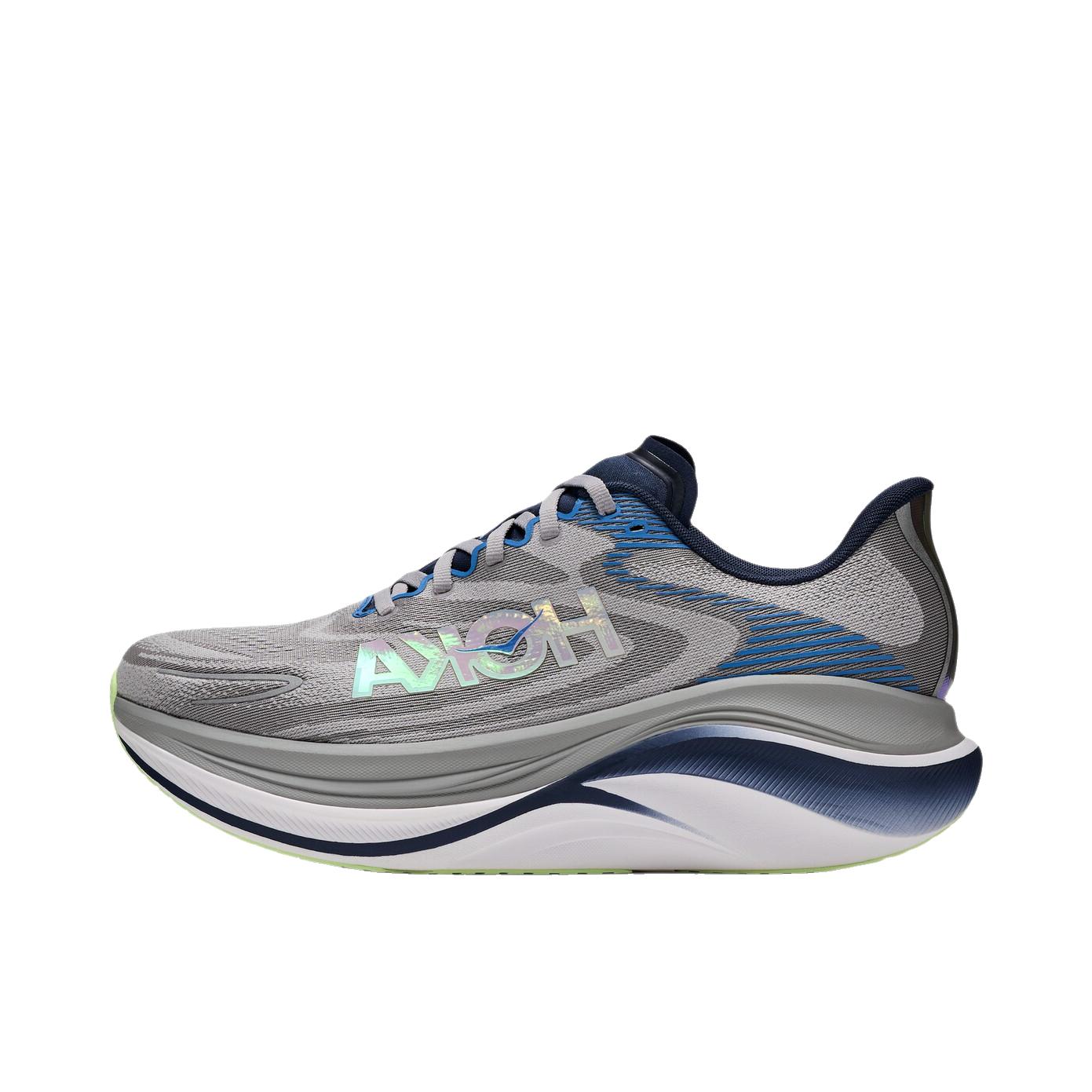推荐商品：HOKA ONE ONE SKYWARD X 2 跑鞋 圆头舒适防滑 星辰灰/海军蓝