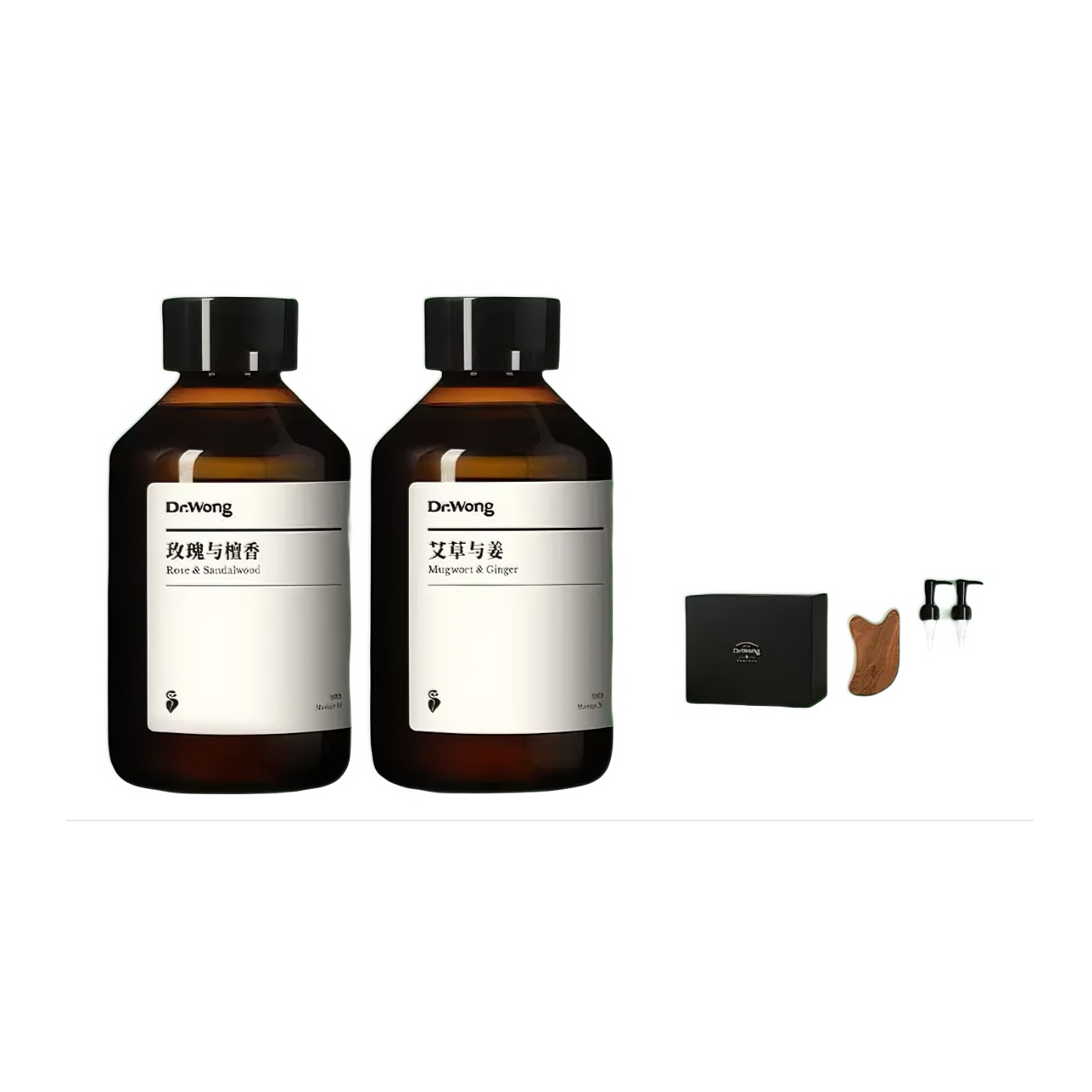 推荐商品：Dr.Wong 全身身体spa植物免洗推拿按摩油礼盒款 舒缓保湿