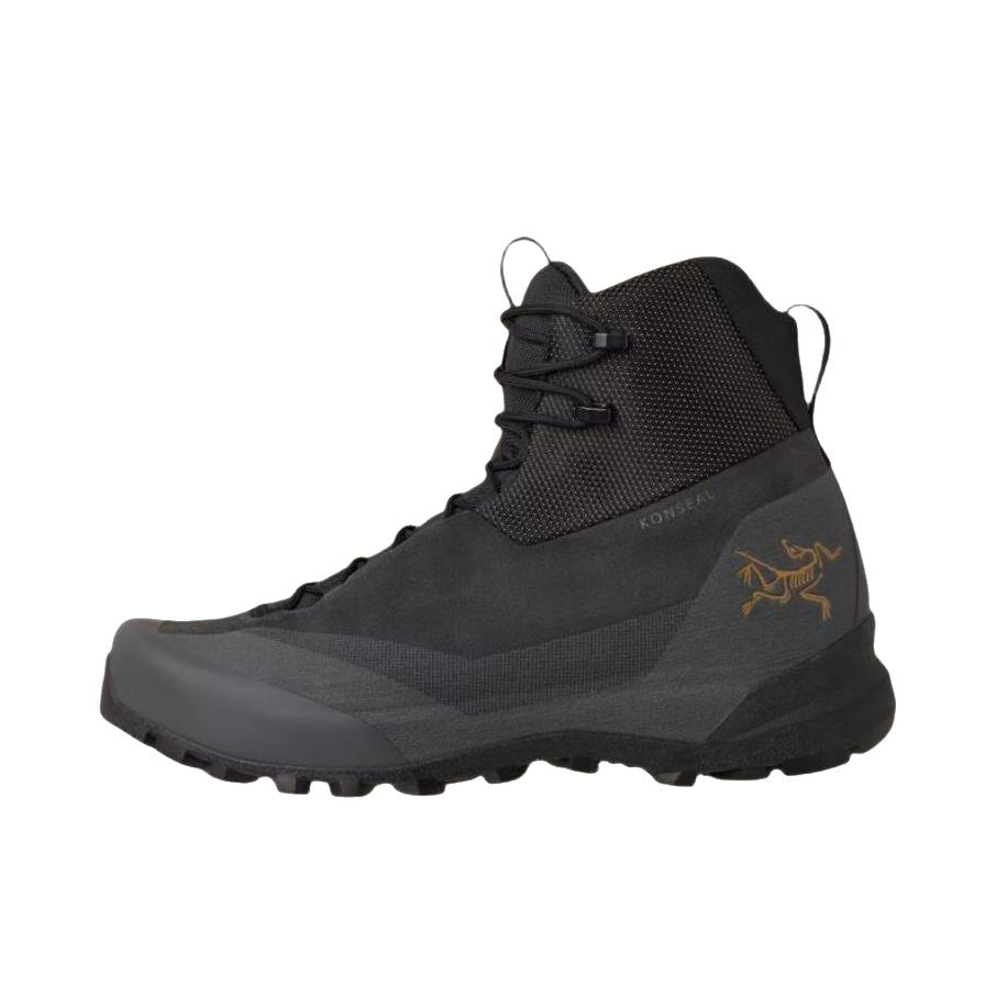 推荐商品：Arc'teryx/始祖鸟 KONSEAL 徒步鞋 户外鞋 耐磨透气舒适 中帮/黑色/石墨灰