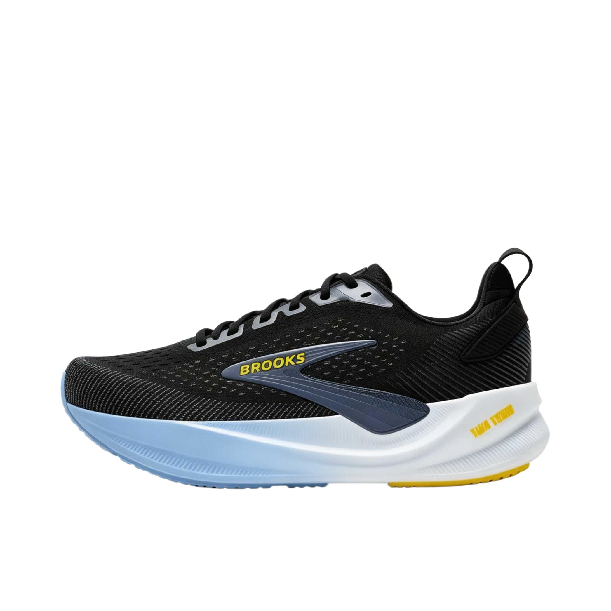推荐商品：Brooks/布鲁克斯 Ghost Max 4 跑鞋 系带舒适 低帮/黑色/福克斯通/露天