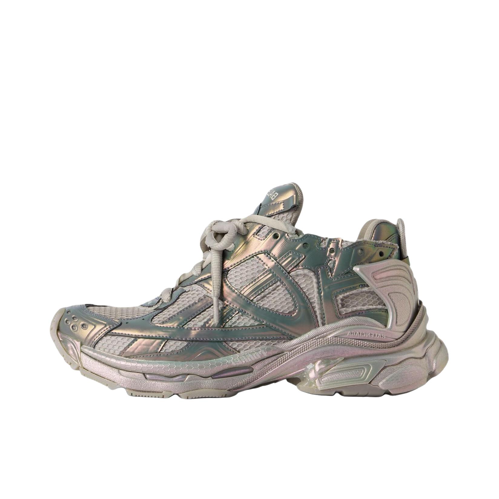 推荐商品：Balenciaga/巴黎世家 老爹鞋 圆头系带 彩虹色