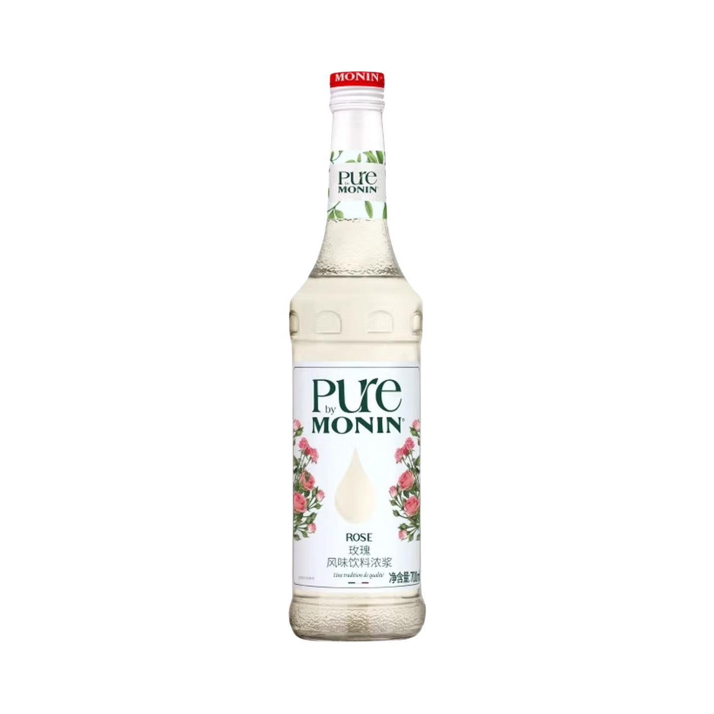 推荐商品：莫林 pure系列 玫瑰风味 700ml 饮料浓浆 瓶装