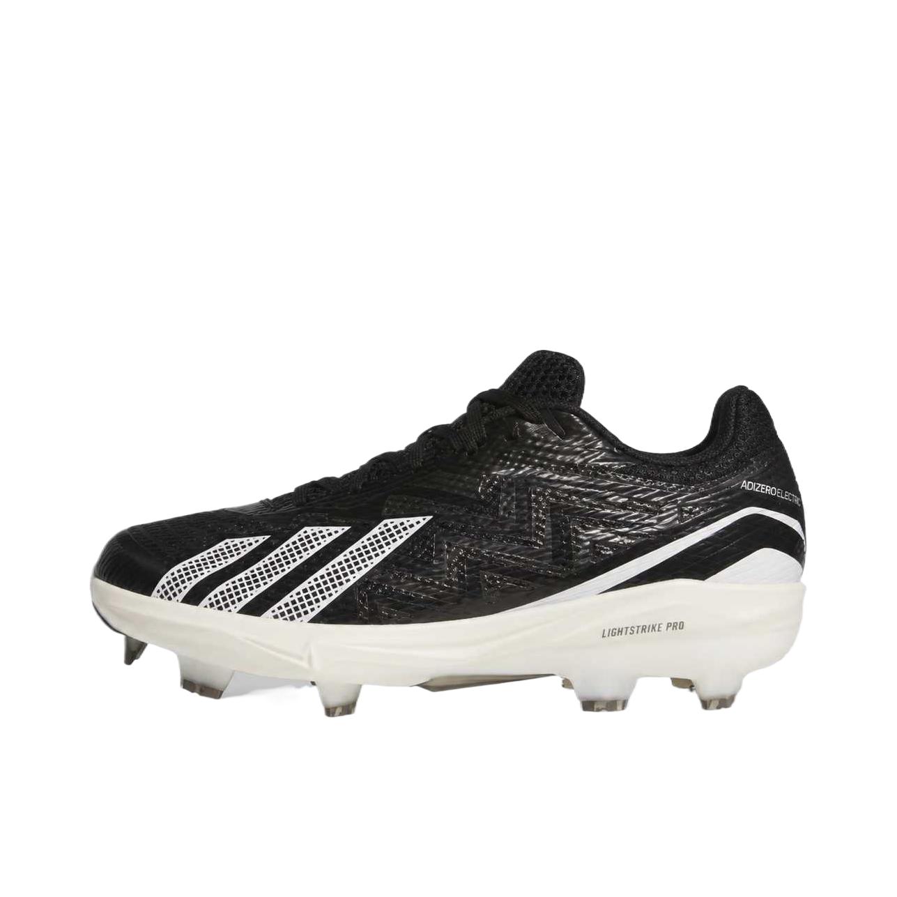 推荐商品：adidas Adizero Electric 3.0 BSB 跑鞋 舒适防滑耐磨 低帮/核心黑/云白色