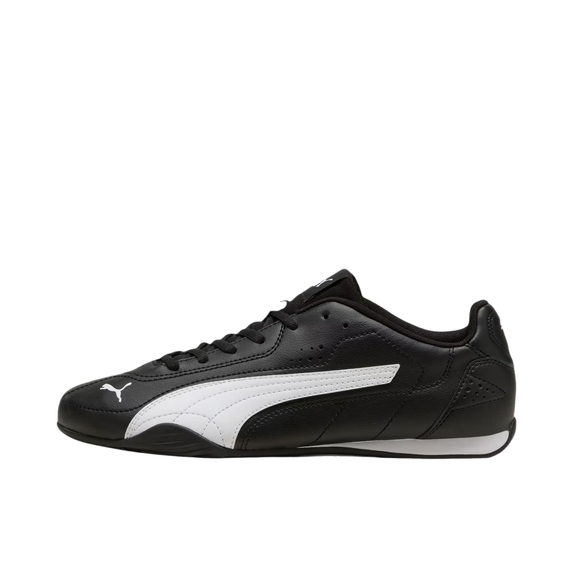 推荐商品：Puma/彪马 Catch 运动休闲鞋 潮流复古舒适百搭赛车风薄底 深黑色