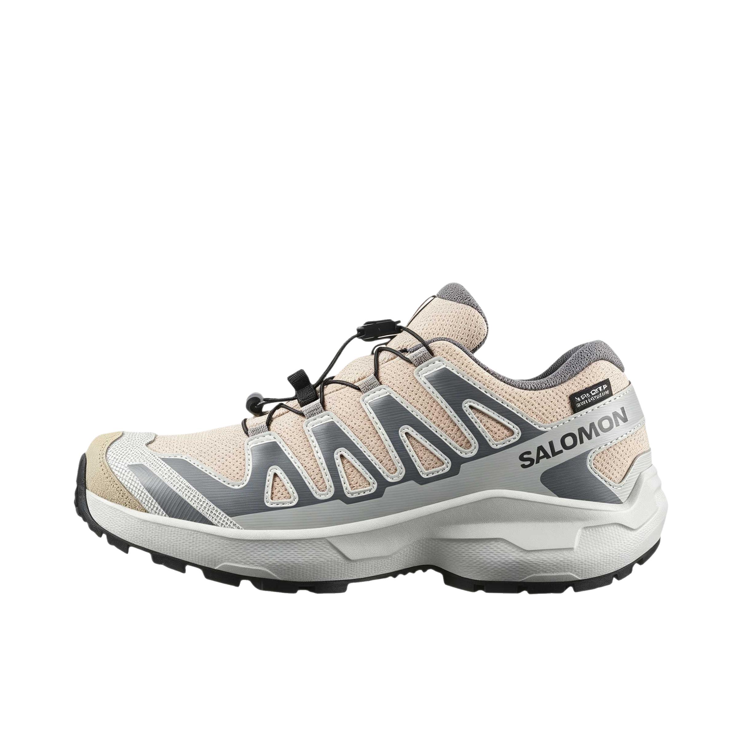 推荐商品：Salomon/萨洛蒙 XA PRO 跑鞋 舒适透气耐磨 低帮/大童/白胡椒/灰紫色/黑色