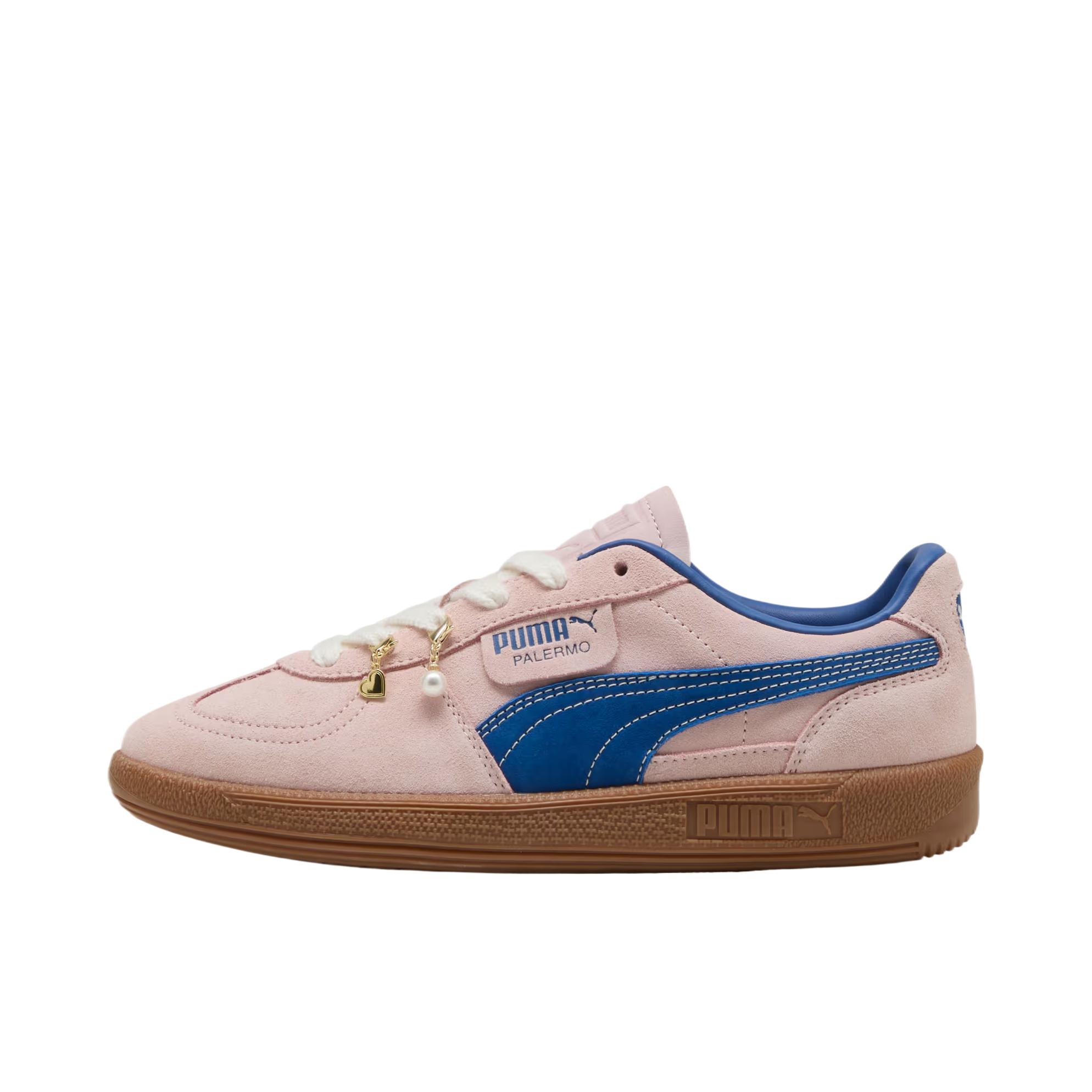 推荐商品：【朴彩英同款】 Puma/彪马 Palermo Og T头鞋 德训鞋 运动休闲鞋 时尚潮流拼接舒适百搭薄底复古 低帮/女款/淡紫色薄雾/克莱德皇家/暖白色 