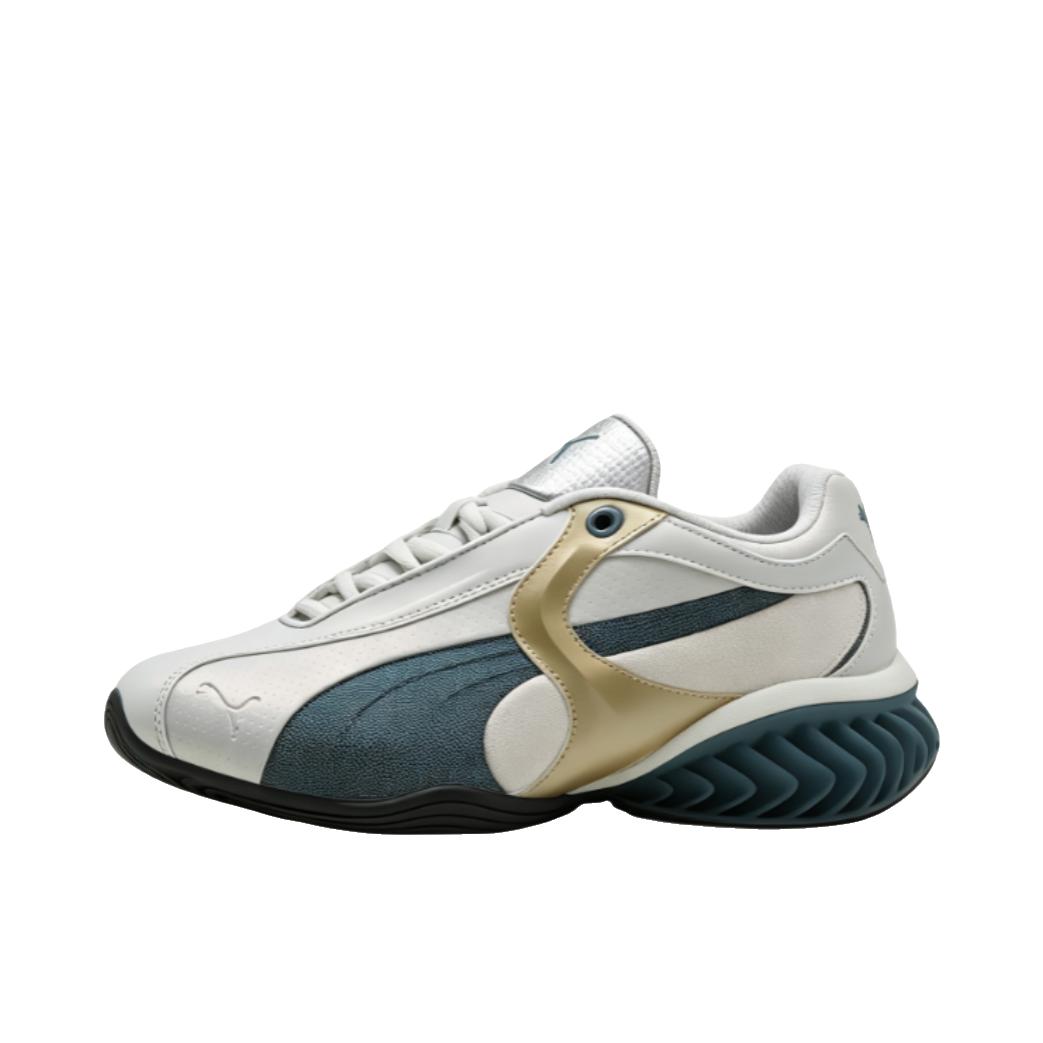 推荐商品：Puma/彪马 Cell Geo 1 运动休闲鞋 复古厚底时尚增高 灰色/夜空蓝色