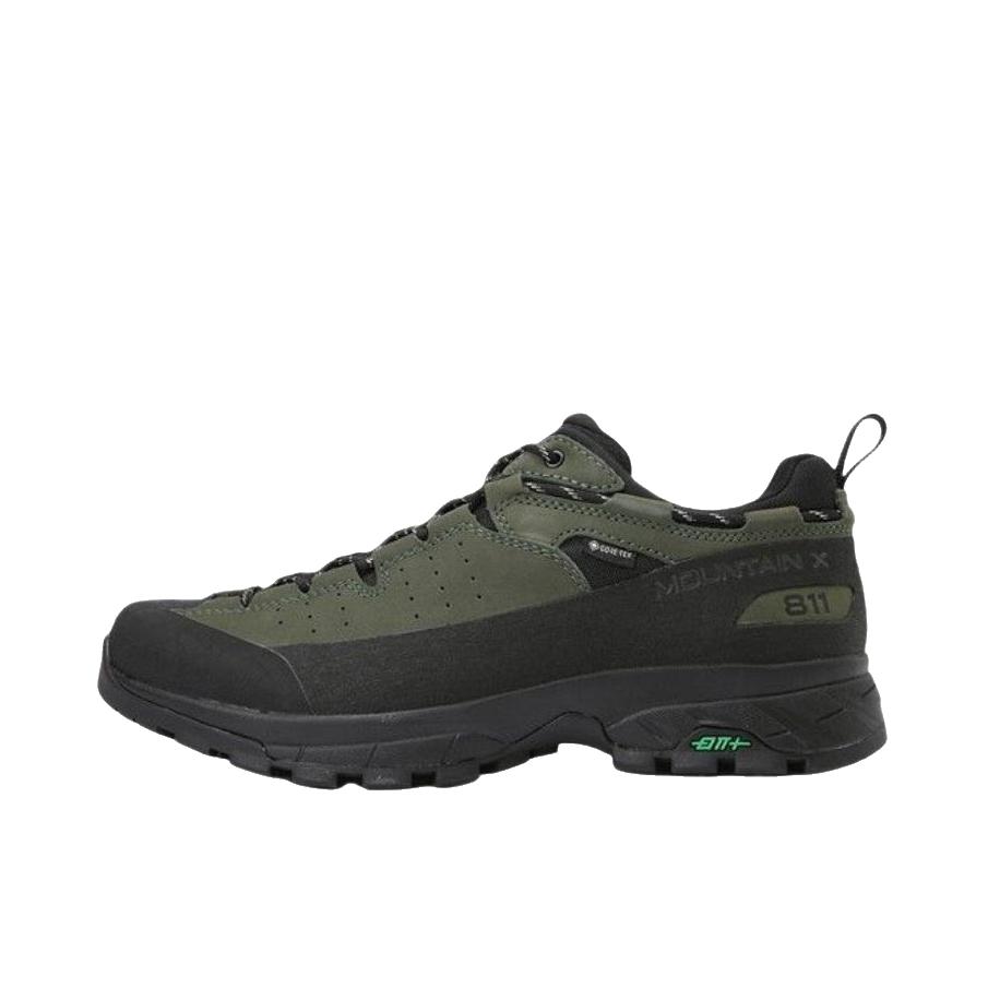 推荐商品：KOLON SPORT/可隆 811 MOUNTAIN X 柔软 稳定 防滑 防水 徒步鞋 户外鞋 深绿色