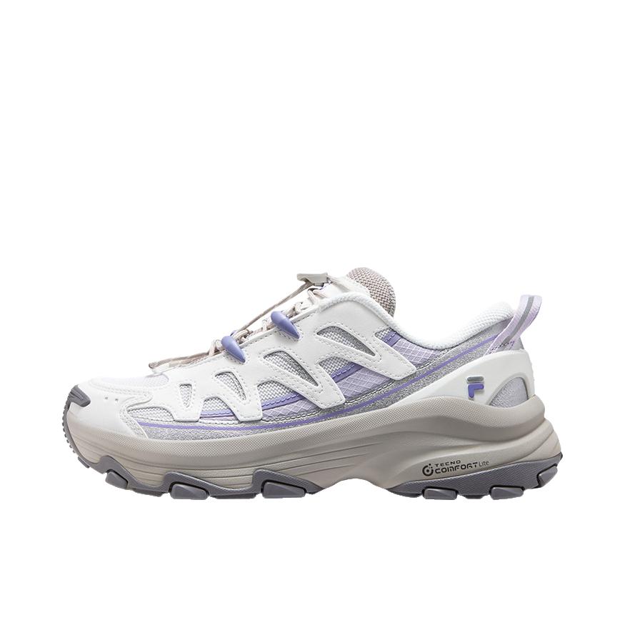 推荐商品：FILA/斐乐 COMO U 老爹鞋 透气舒适百搭 女款/雾霾灰/星白色