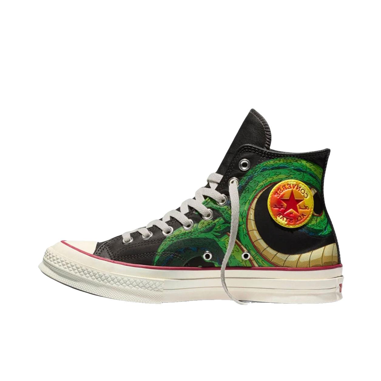 推荐商品：Converse/匡威 Chuck 70 帆布鞋 防滑耐磨薄底轻便透气舒适百搭复古时尚贴合圆头流光风 Dragon Ball Z联名/神龙
