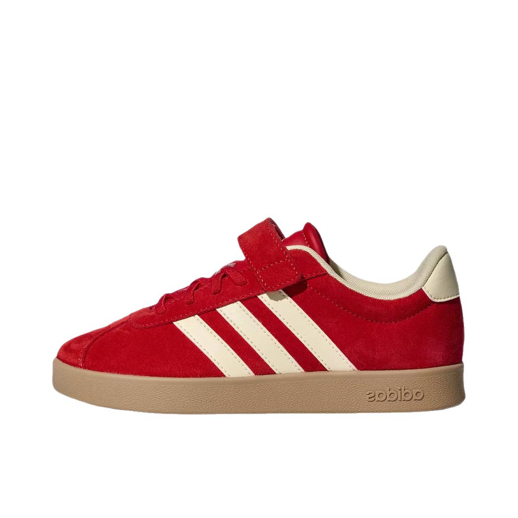 推荐商品：adidas Originals Gazelle Indoor T头鞋 德训鞋 板鞋 舒适缓震防滑耐磨绒面革复古 大童/浅猩红/暖香草色/树脂黄