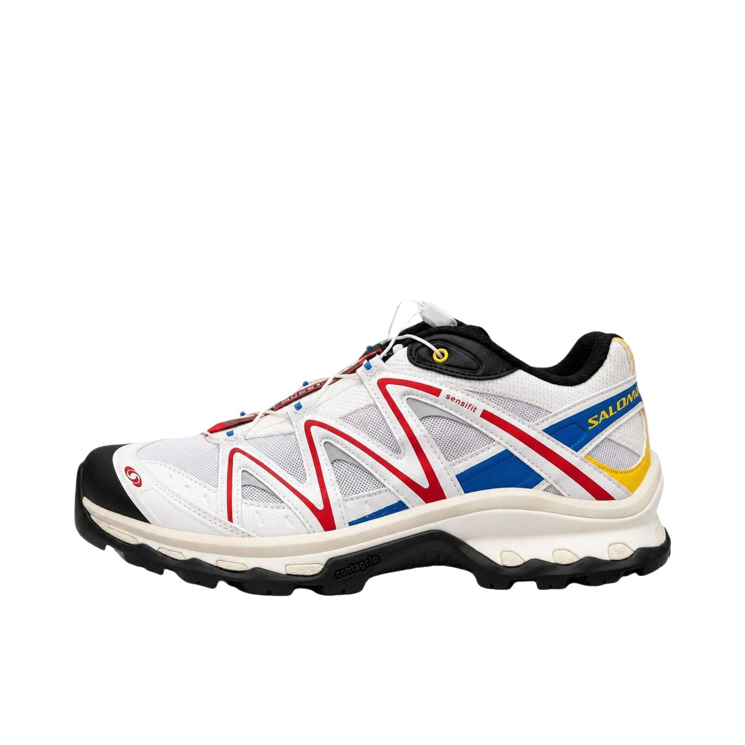 推荐商品：Salomon/萨洛蒙 XT-Quest 户外休闲鞋 越野防水稳定支撑减震网布包裹性 高达/白色/红色