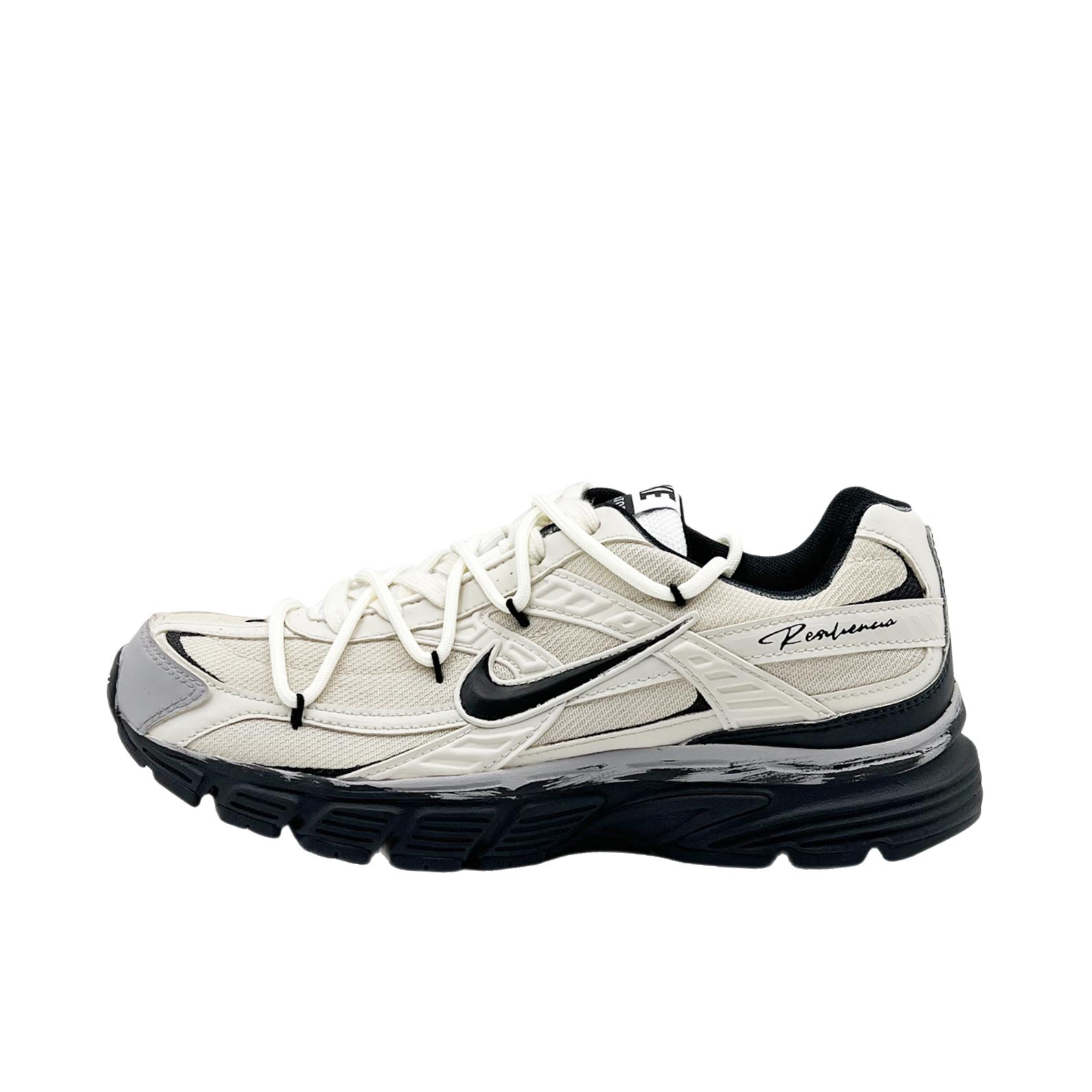 推荐商品：【定制球鞋】 Nike Initiator 跑鞋 做旧机能减震轻便网布透气防滑耐磨织物舒适支撑合成革休闲百搭 千禧灰白