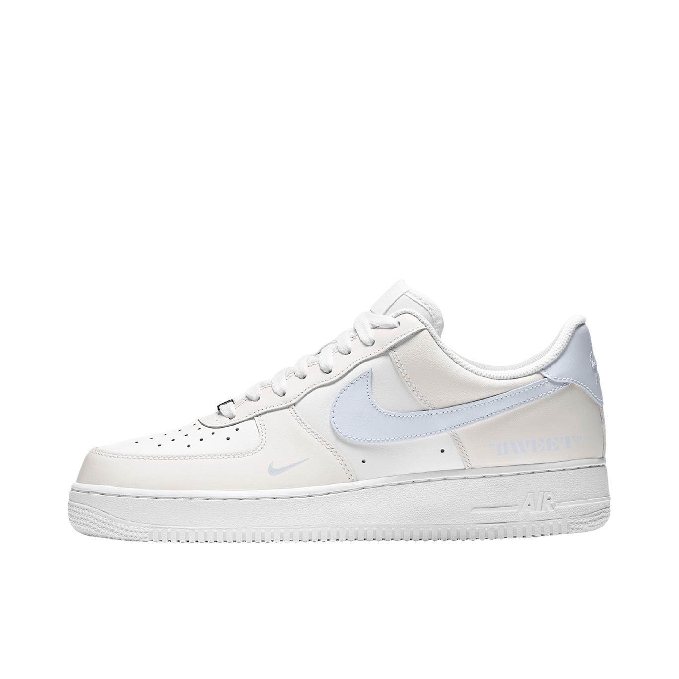 推荐商品：【定制款】 Nike Air Force 1 板鞋 防滑减震耐磨低帮增高 女款/海盐布丁