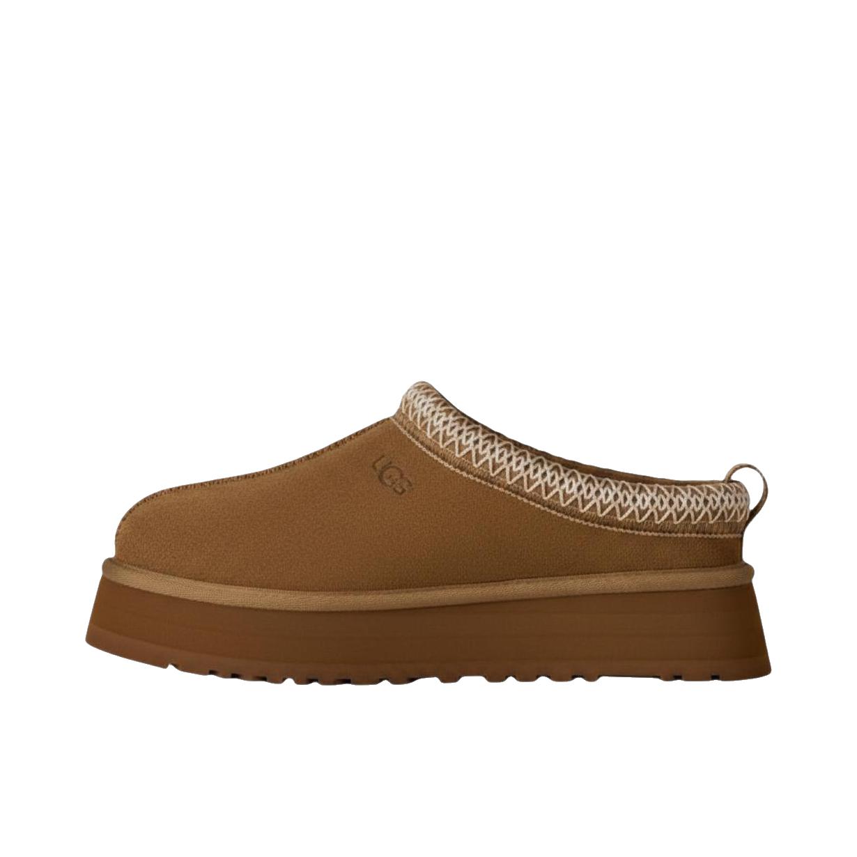推荐商品：UGG Tazz II 拖鞋 简约保暖半拖包头 棕色 