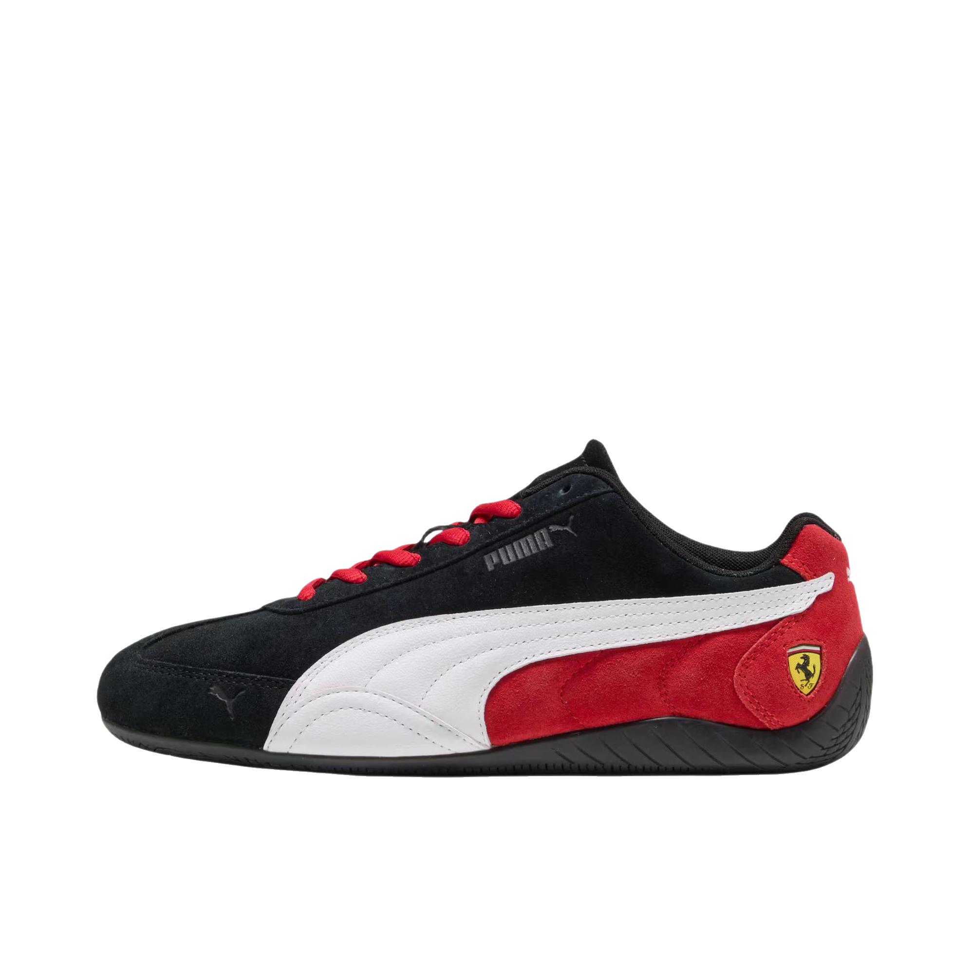 推荐商品：Puma/彪马 Scuderia Ferrari Speedcat 舒适耐磨 训练鞋 PUMA黑/PUMA白/赛车红