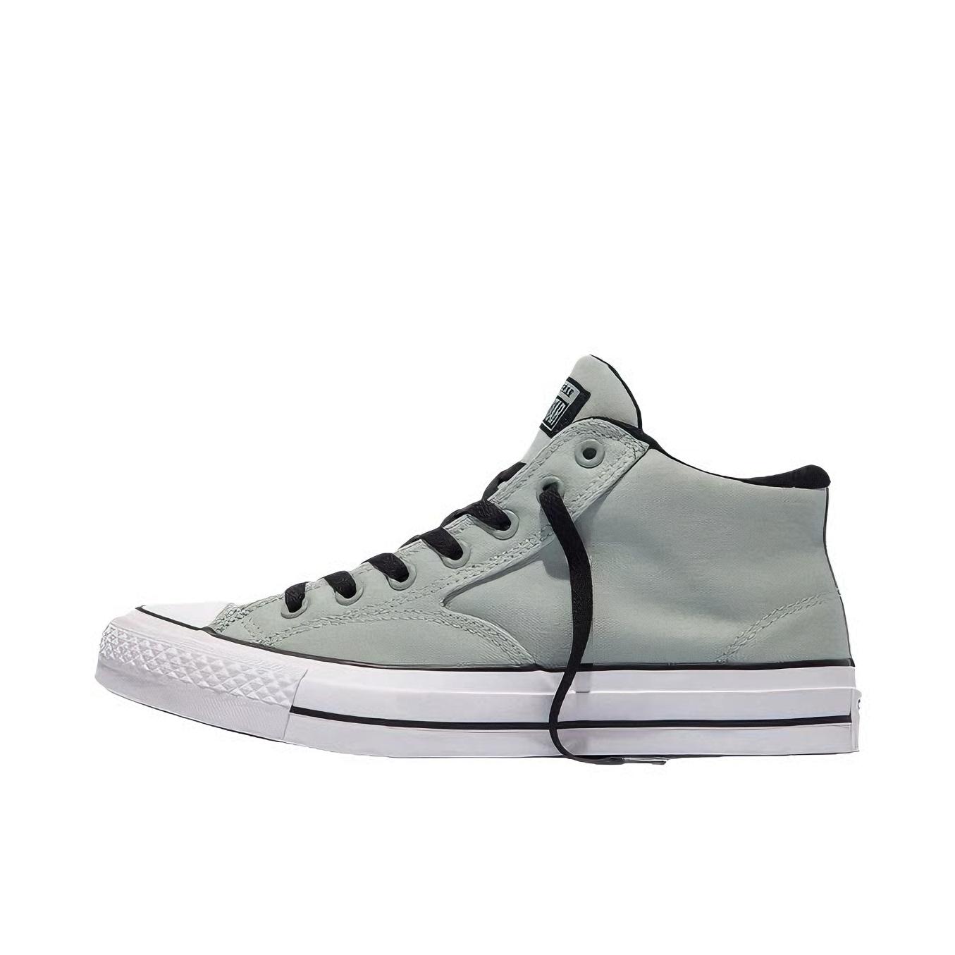推荐商品：Converse/匡威 Chuck Taylor All Star Malden Street 帆布鞋 复古舒适轻便防滑耐磨支撑圆头高帮 绿色/黑色