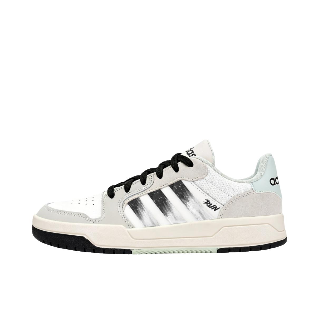 推荐商品：【定制球鞋】adidas neo Entrap 低帮 圆头 系带 防滑耐磨 百搭复古 简约时尚 板鞋 云笺