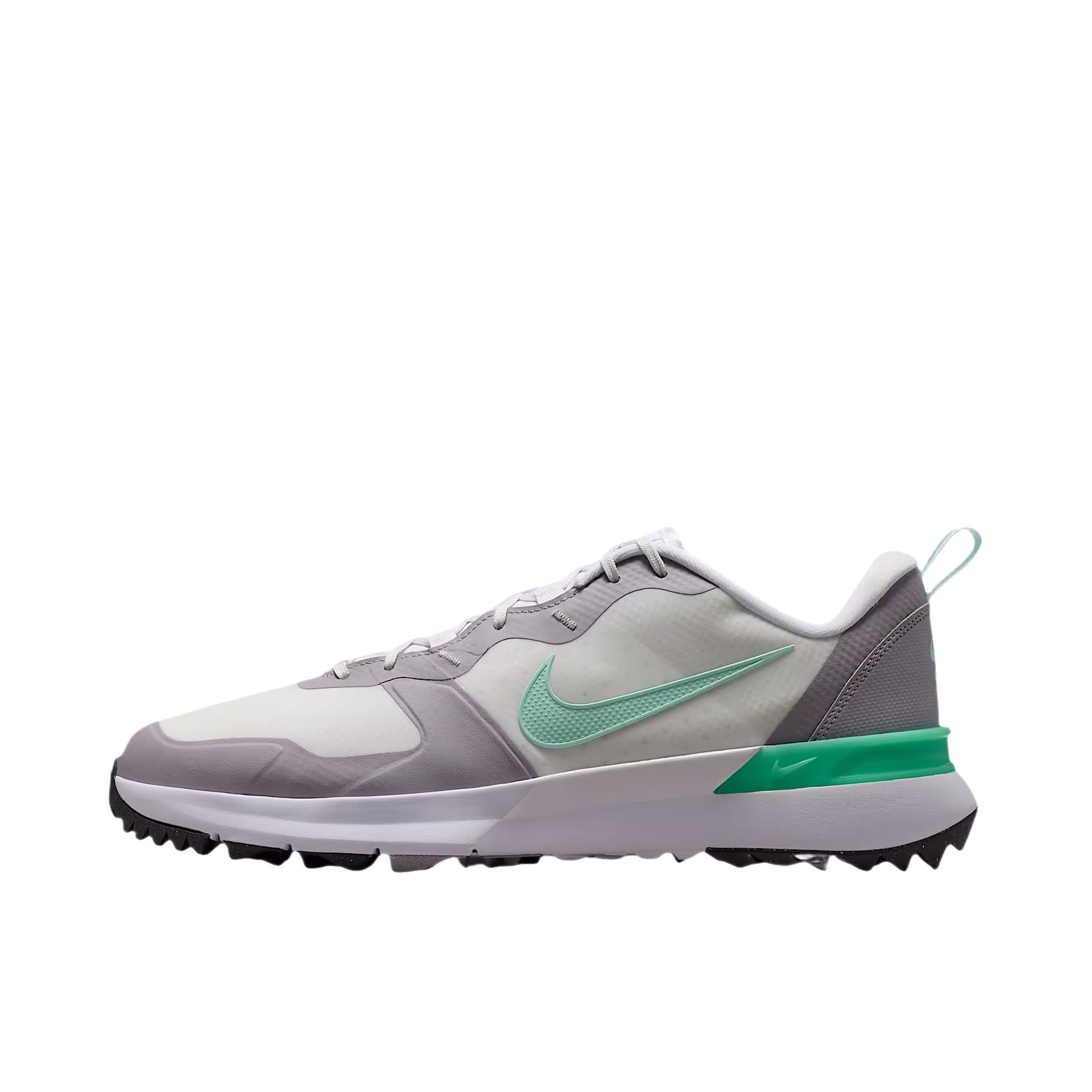 推荐商品：Nike Tempo G 高尔夫鞋 系带圆头舒适 白色/锡色/黑色/薄荷绿泡沫