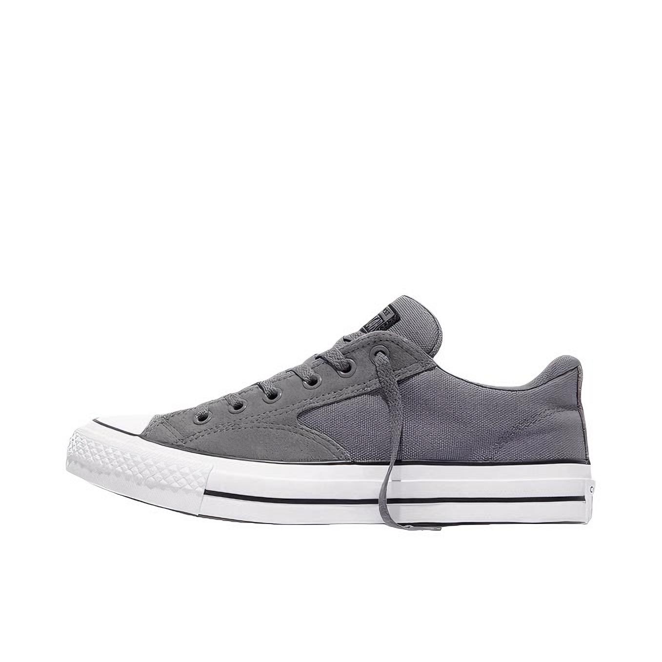 推荐商品：Converse/匡威 Chuck Taylor All Star Malden Street 帆布鞋 复古舒适轻便防滑耐磨支撑圆头高帮 雾灰色