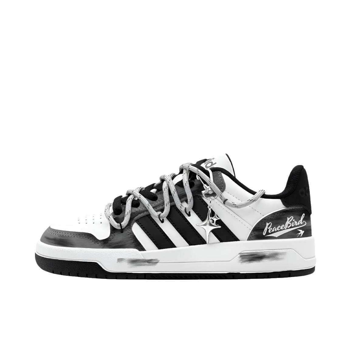 推荐商品：【定制球鞋】adidas neo Entrap 低帮 圆头 系带 防滑耐磨 百搭复古 简约时尚 板鞋 星陨