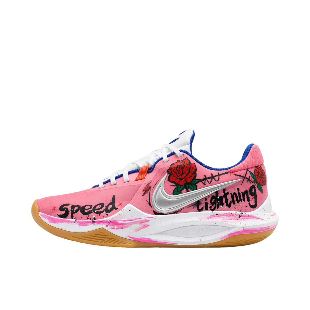 推荐商品：【定制球鞋】Nike Precision 6 篮球鞋 舒适减震防滑耐磨低帮系带支撑潮流时尚百搭 速度玫瑰