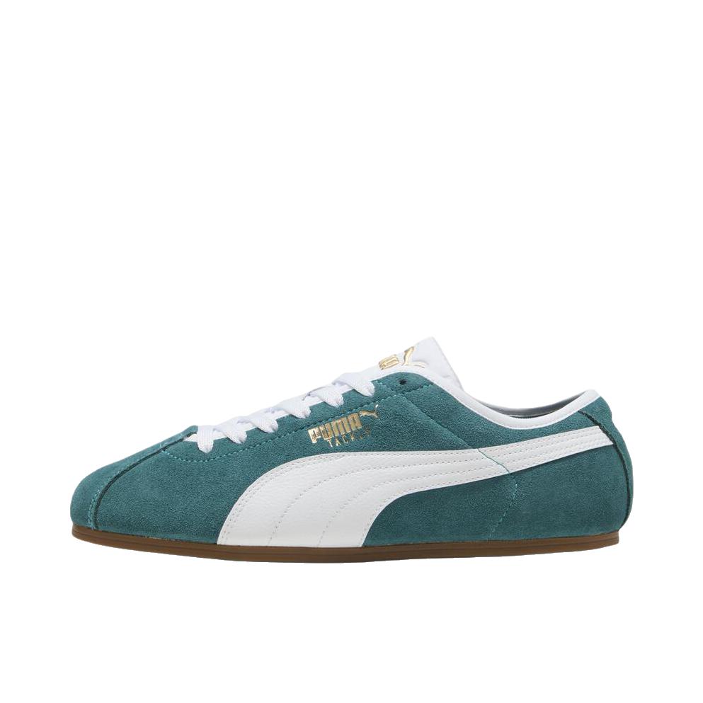 推荐商品：【张凌赫同款】 Puma/彪马 Tackle 运动休闲鞋 舒适简约复古百搭减震圆头薄底包裹性贴合 绿色