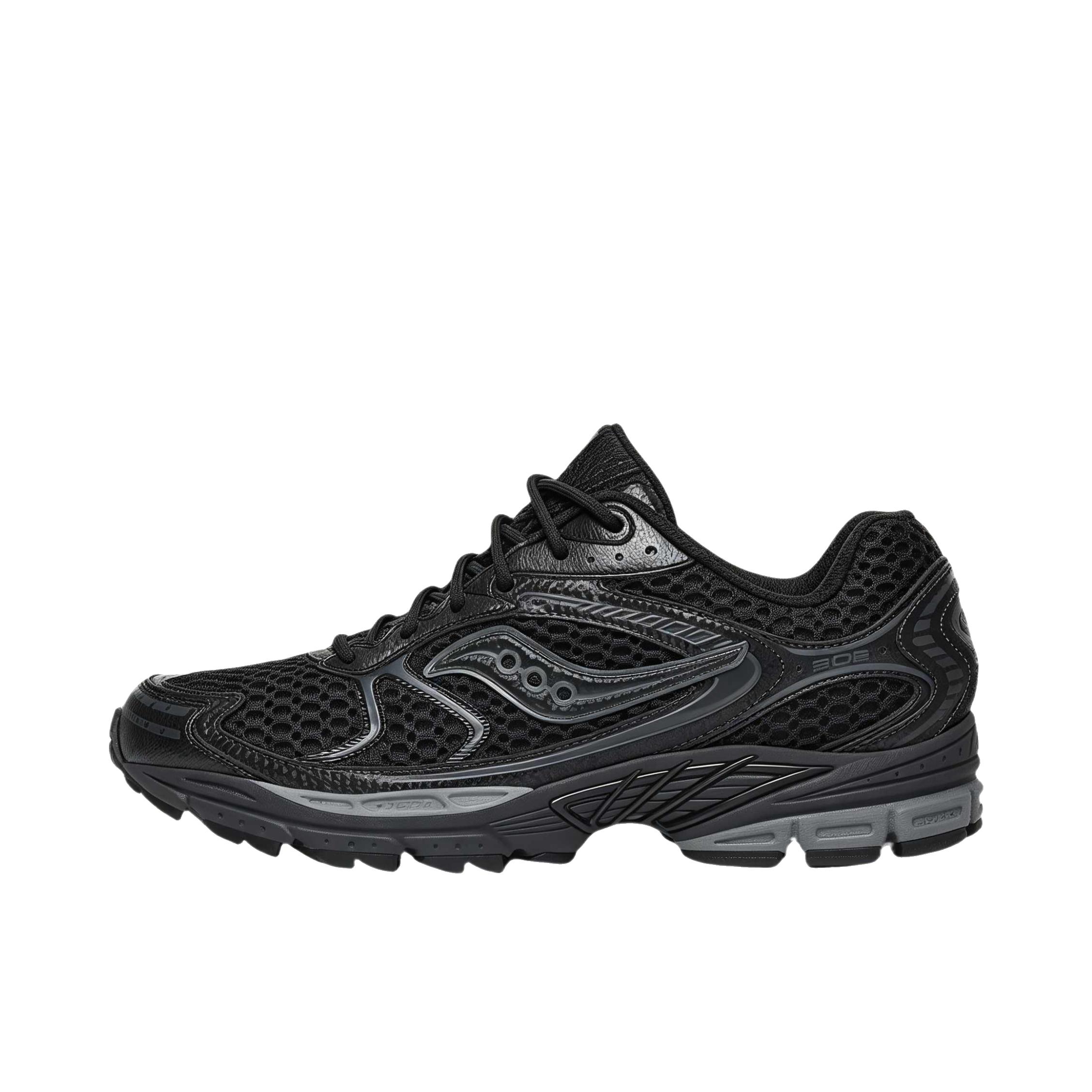 推荐商品：Saucony/索康尼 PROGRID RIDE 1 跑鞋 舒适防滑耐磨 黑色/枪灰色 