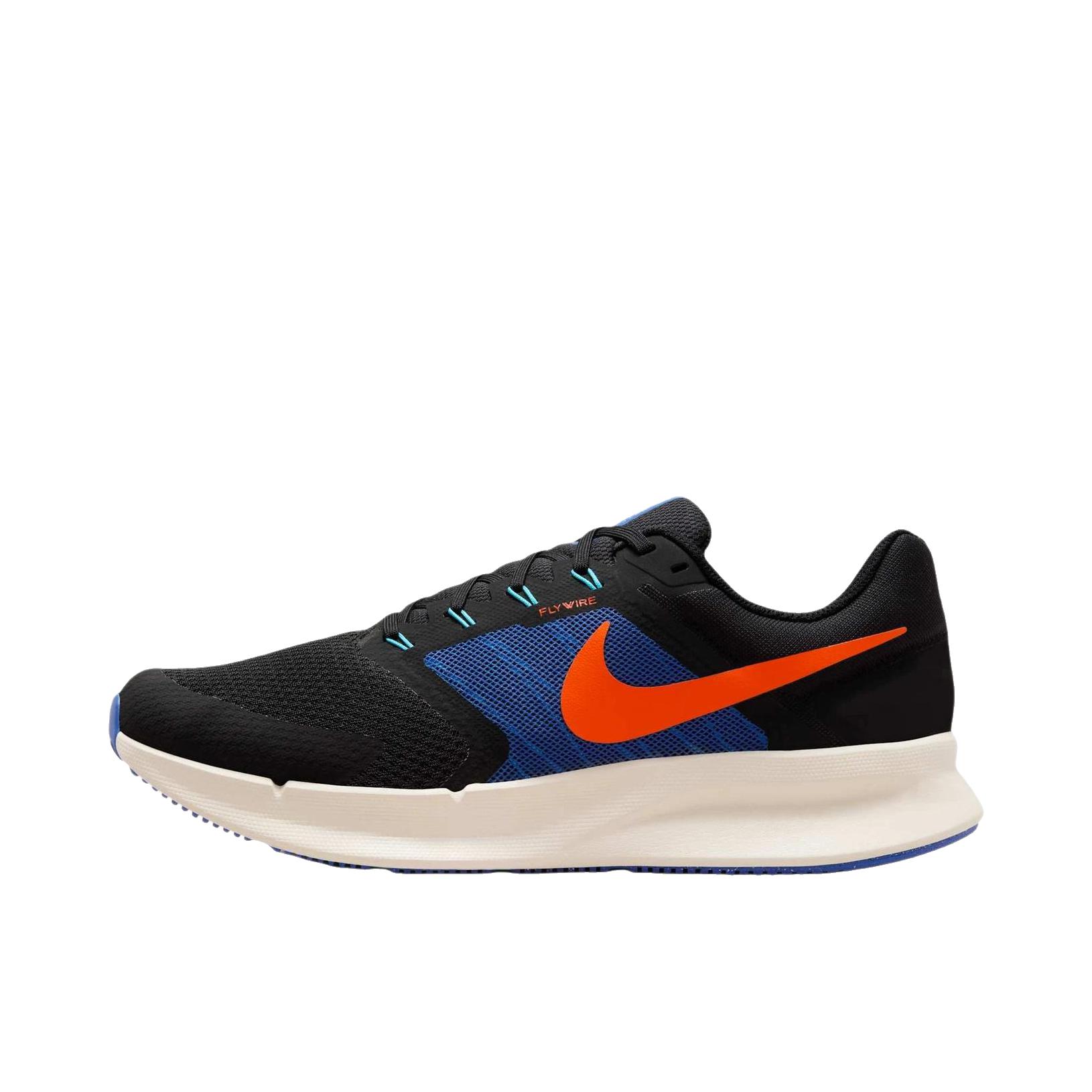 推荐商品：Nike Run Swift 3 跑鞋 减震防滑耐磨舒适网面透气缓震运动支撑贴合圆头耐穿耐用 黑色/红色/橘色