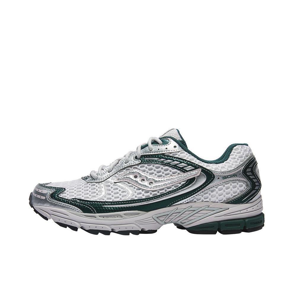 推荐商品：Saucony/索康尼 PROGRID RIDE 1 跑鞋 舒适防滑耐磨 白色/绿色