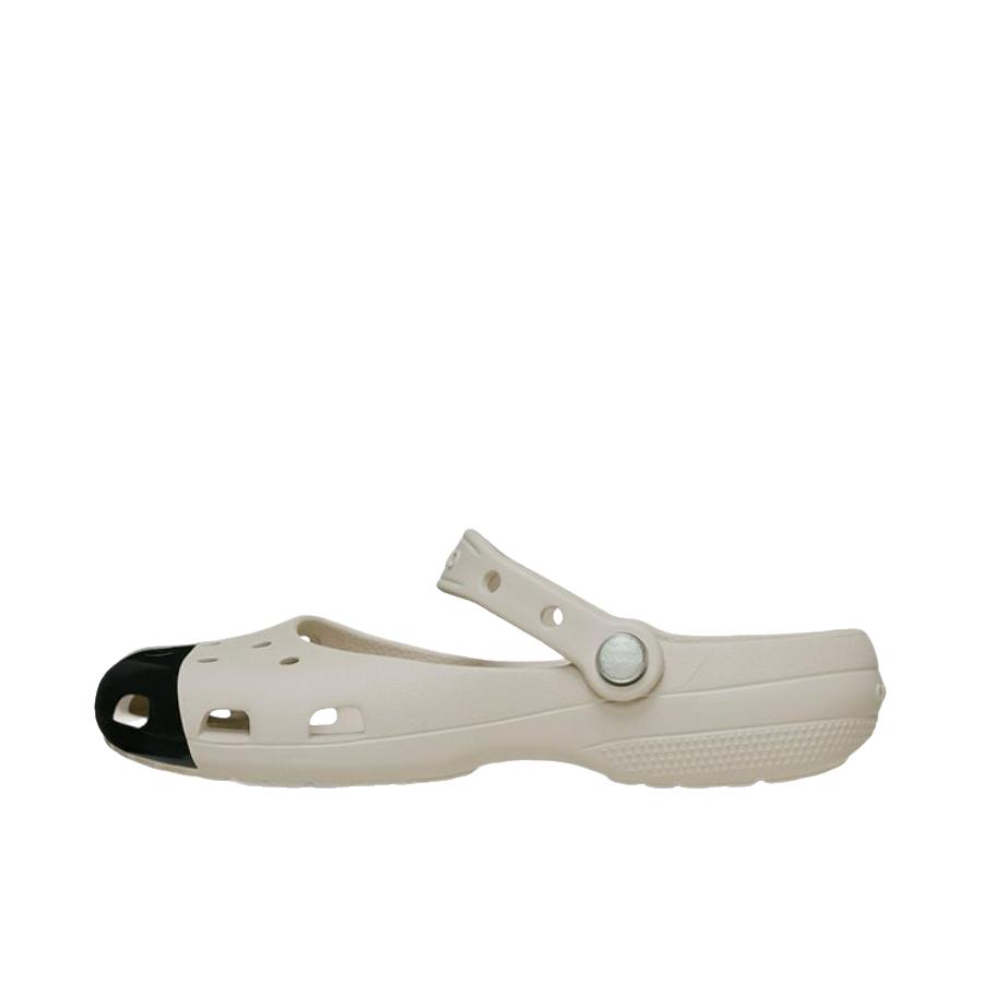 推荐商品：Crocs/卡骆驰 Classic Ballet 凉鞋 舒适时尚潮流洞洞鞋拖鞋 女款/冰冻米/黑色