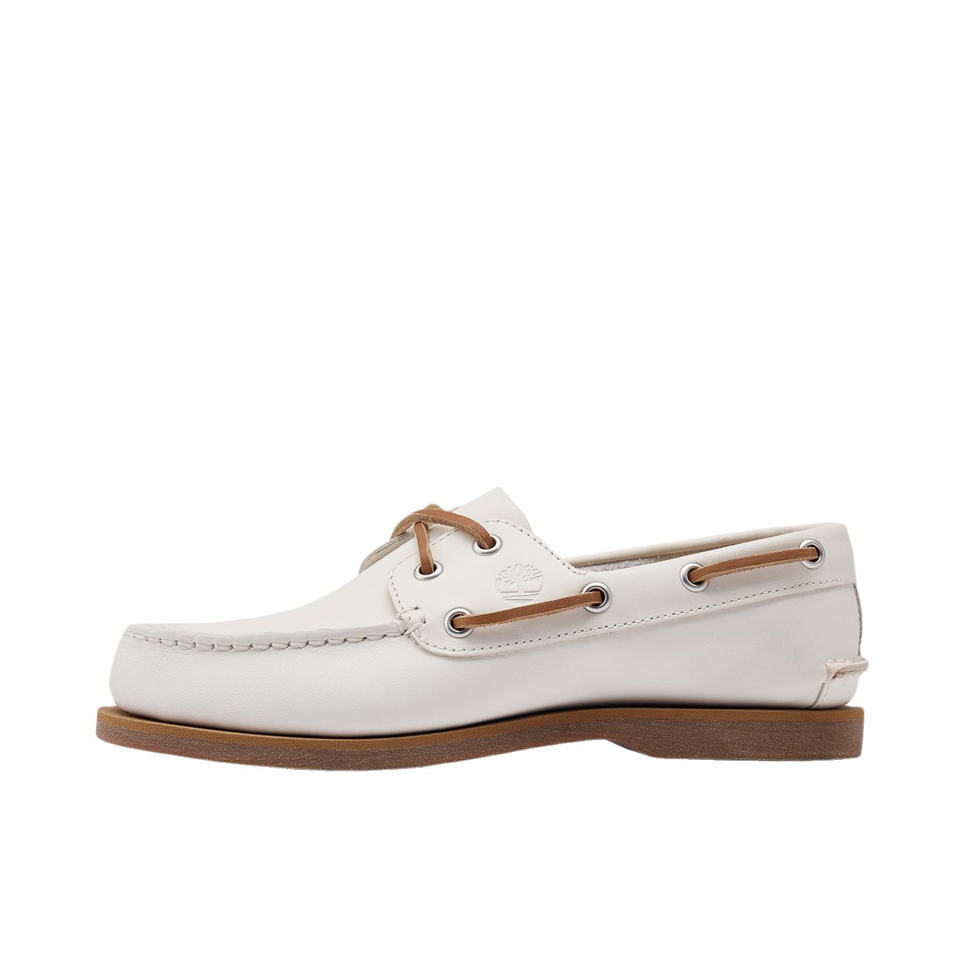 推荐商品：Timberland/添柏岚 Classic Boat 运动休闲鞋 一脚蹬橡胶平跟轻便舒适百搭 女款/自然色