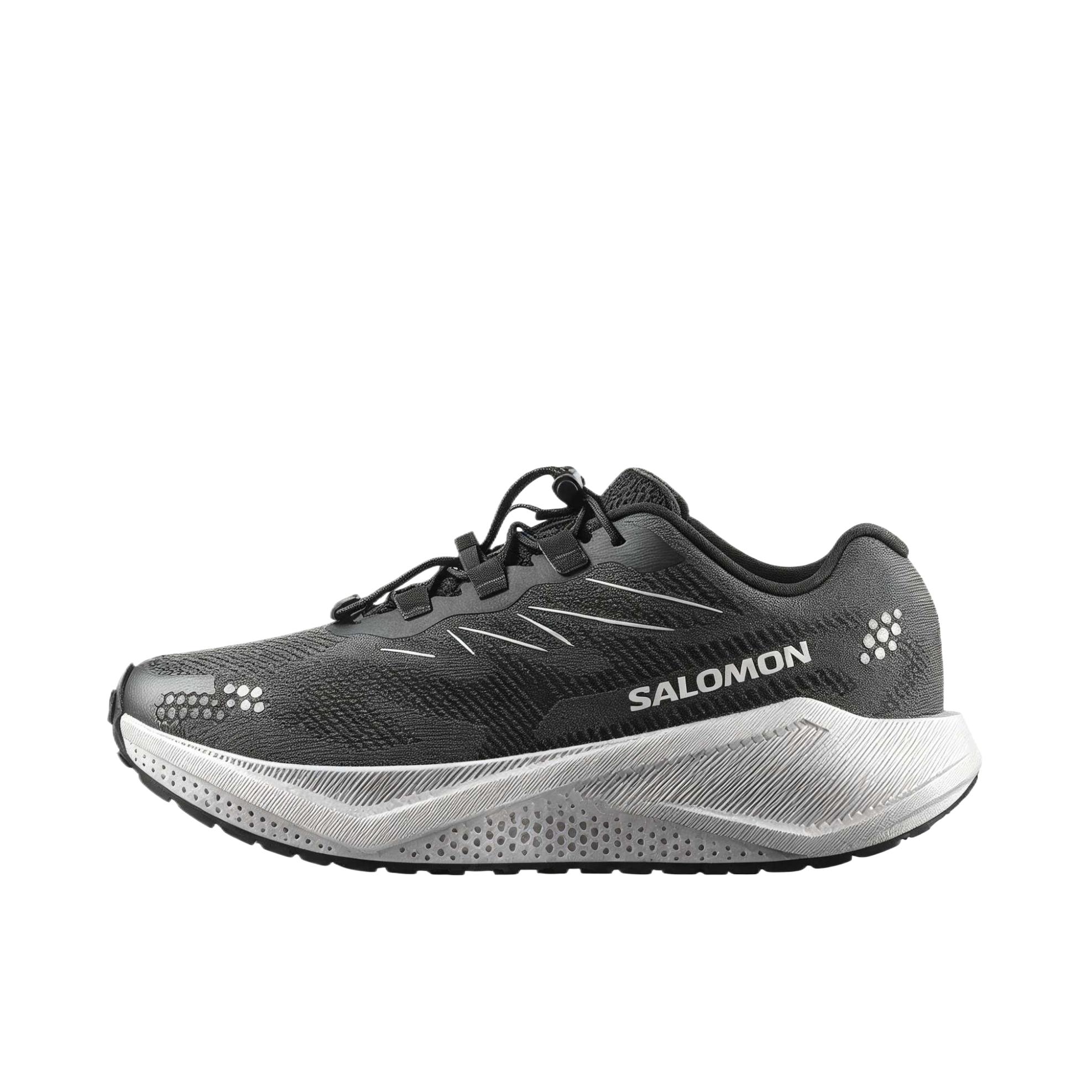 推荐商品：Salomon/萨洛蒙 Aero Blaze 4 Grvl 跑鞋 抽绳透气 银云/黑色 