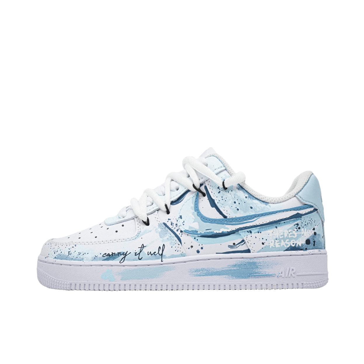 推荐商品：【定制款】 Nike Air Force 1 板鞋 防滑减震耐磨低帮增高 潮汐盛夏